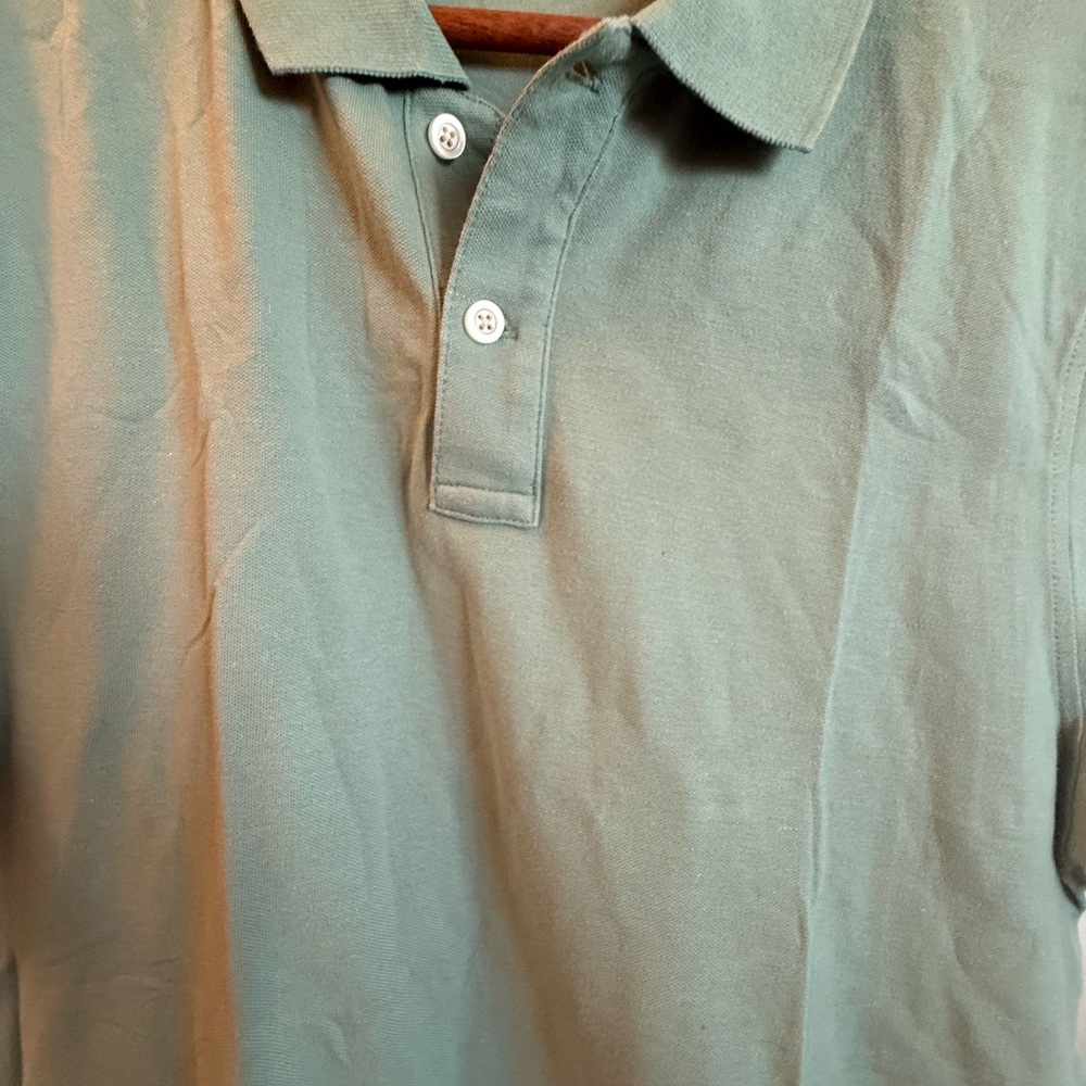 J Crew Men's Sage Green Polo Shirt - Picture 5 of 6